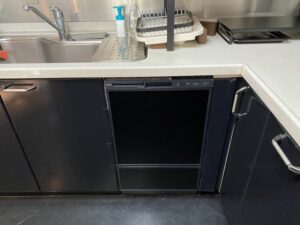 愛知キッチン取付け隊　フロントオープン食洗機の工事　施工後